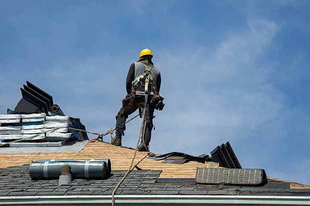 Professional Roofing technician working in Saint Charles, IL